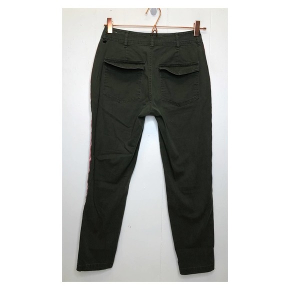 POPSUGAR | Hi-Rise Ankle Cropped Side Stripe Pants - Picture 7 of 9